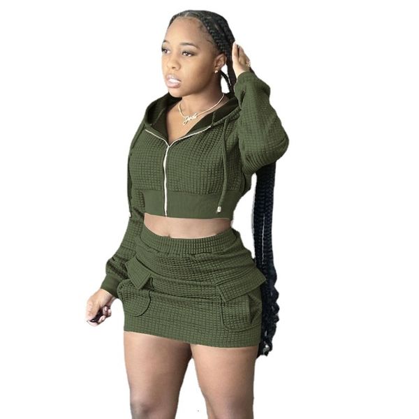 two piece dress plaid matching sets women outfits spring fall clothes solid zipper hoodies crop mini skirt suits fashion tracksuit 221123, White
two piece dress plaid matching sets women outfits spring fall clothes solid zipper hoodies crop mini skirt suits fashion tracksuit 221123, White