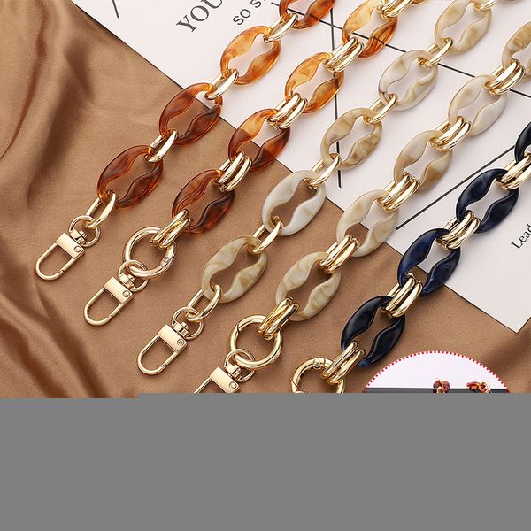 bag parts accessories 4060cm acrylic handbag chains shoulder strap diy purse chain resin handles belt 221124, Black
bag parts accessories 4060cm acrylic handbag chains shoulder strap diy purse chain resin handles belt 221124, Black