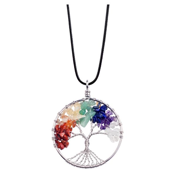 pendant necklaces sevenstone tree of life pendant natural stone crystal men and women cure energy necklace gemstone earrings keychai dhglu, Silver
pendant necklaces sevenstone tree of life pendant natural stone crystal men and women cure energy necklace gemstone earrings keychai dhglu, Silver