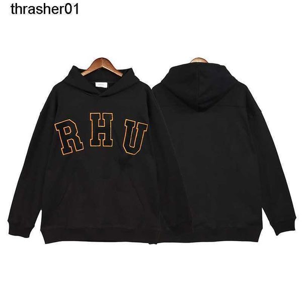 men's hoodies designer sweatshirts correct edition rhude casual letter paste cloth towel embroidery loose fashion hoodie sweater, Black
men's hoodies designer sweatshirts correct edition rhude casual letter paste cloth towel embroidery loose fashion hoodie sweater, Black