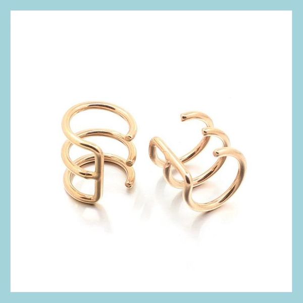 clip-on screw back three ring ear clip stainless steel spiral cartilage earrings nonperforated female models girls supplies 6 drop dhfni, Silver
clip-on screw back three ring ear clip stainless steel spiral cartilage earrings nonperforated female models girls supplies 6 drop dhfni, Silver