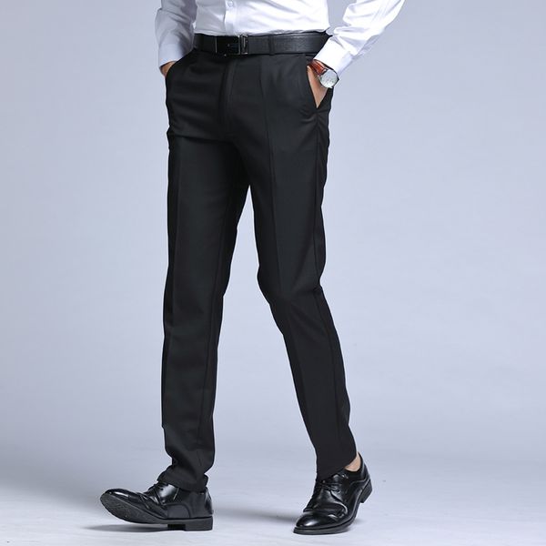 spring and autumn trousers men's straight suit pantsmen's formal trousers loose work graduation group groomsman clothes, Black
spring and autumn trousers men's straight suit pantsmen's formal trousers loose work graduation group groomsman clothes, Black