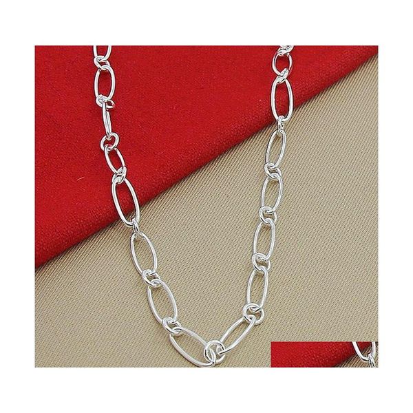pendant necklaces sier ot buckle necklace 45cm 18 inches simple chain for woman man fashion charm jewelry drop delivery necklaces pen dhawz, Silver 
pendant necklaces sier ot buckle necklace 45cm 18 inches simple chain for woman man fashion charm jewelry drop delivery necklaces pen dhawz, Silver