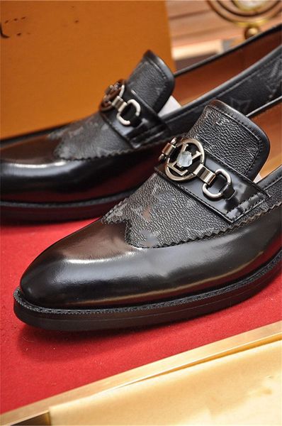 g1 38model designer luxury men official shoes winter men's shoes casual leather man shoe slip on classic lether mens loafers vintage sn, Black
g1 38model designer luxury men official shoes winter men's shoes casual leather man shoe slip on classic lether mens loafers vintage sn, Black