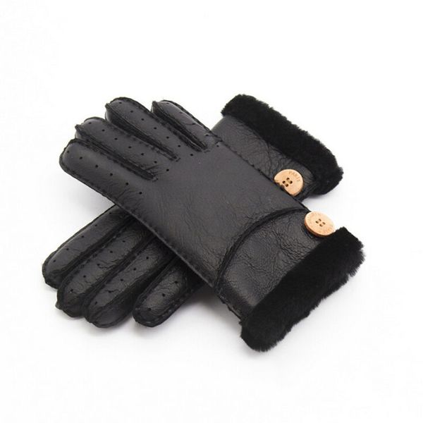 five fingers gloves winter warm real leather sheepskin fur gloves for women outdoor thick mittens ladies elegant wool gloves manual black 22, Blue;gray
five fingers gloves winter warm real leather sheepskin fur gloves for women outdoor thick mittens ladies elegant wool gloves manual black 22, Blue;gray