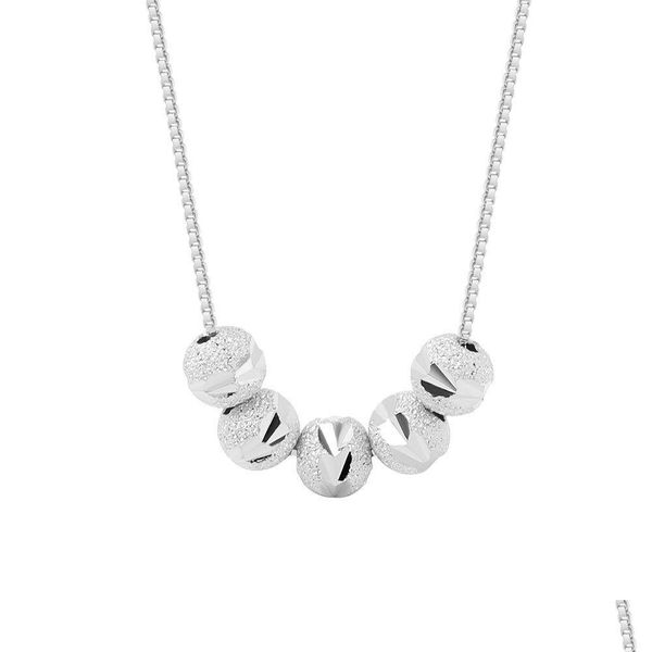 pendant necklaces transfer bead necklace for women blessing wealth good luck gold color sier clavicle chain simple choker buddhist j dh6qi, Silver
pendant necklaces transfer bead necklace for women blessing wealth good luck gold color sier clavicle chain simple choker buddhist j dh6qi, Silver