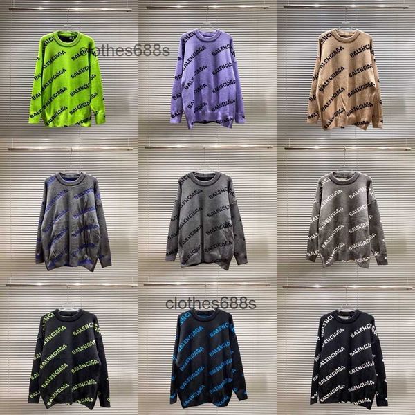 designer men's sweater balencigas hoodies women sweaters 2022 autumn winter new sweater classic series letter jacquard loose casual and, White;black
designer men's sweater balencigas hoodies women sweaters 2022 autumn winter new sweater classic series letter jacquard loose casual and, White;black