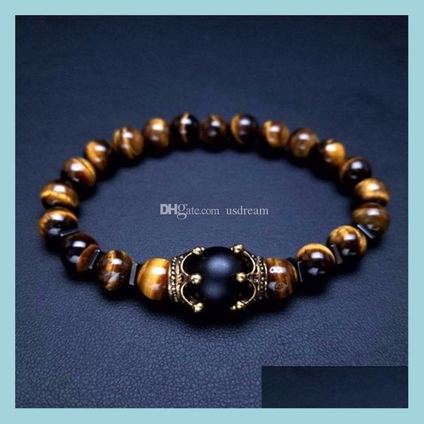 beaded natural stone crown strand bracelet lava tiger eye turquoise beads women mens bracelets fashion jewelry gift drop delivery dh4yo, Black
beaded natural stone crown strand bracelet lava tiger eye turquoise beads women mens bracelets fashion jewelry gift drop delivery dh4yo, Black