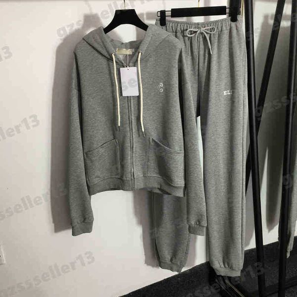 two piece women sets luxury designer tracksuits ce letter logo print hooded zipper jackets sweatpants sport suit womens clothing, Gray
two piece women sets luxury designer tracksuits ce letter logo print hooded zipper jackets sweatpants sport suit womens clothing, Gray