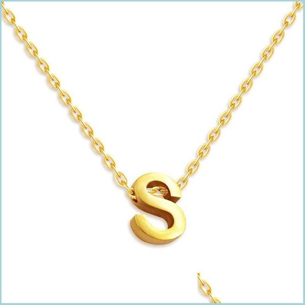 pendant necklaces 26 stainless steel english initial necklace pendant gold letter string women fashion jewelry gift drop delivery ne dhe7n, Silver
pendant necklaces 26 stainless steel english initial necklace pendant gold letter string women fashion jewelry gift drop delivery ne dhe7n, Silver
