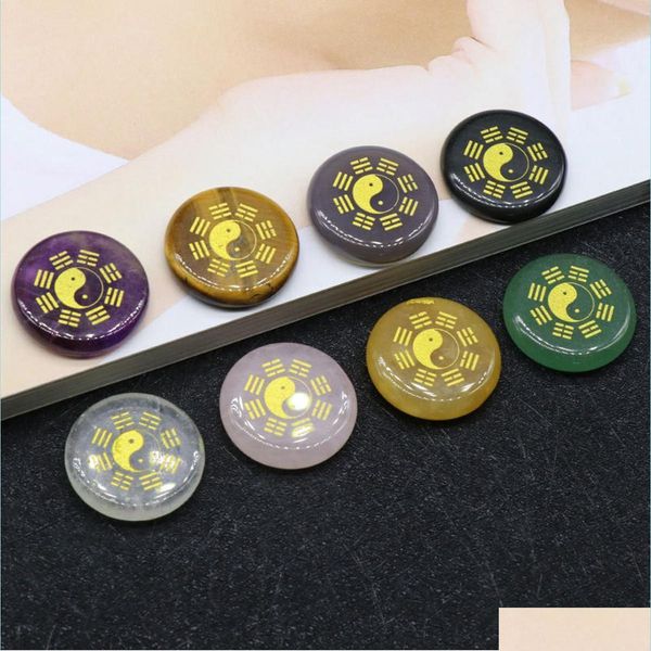 loose gemstones gold eight diagrams chakra gemstone round disc taiji semi precious stone palm worry thumbled therapy geometr dhgarden dhpm4, Black
loose gemstones gold eight diagrams chakra gemstone round disc taiji semi precious stone palm worry thumbled therapy geometr dhgarden dhpm4, Black