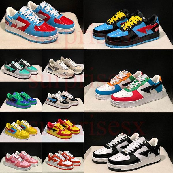 lows bapestas running shoes casual designer camo combo blue red yellow black white patent pink suede beige grey green orange sneakers traine
lows bapestas running shoes casual designer camo combo blue red yellow black white patent pink suede beige grey green orange sneakers traine