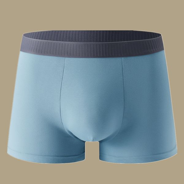 Men's underwear pure cotton wholesale graphene antibacterial gear medium waist solid color popular men's breathable boxer, Green
Men's underwear pure cotton wholesale graphene antibacterial gear medium waist solid color popular men's breathable boxer, Green