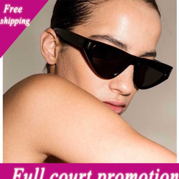 designer sunglasses slp cat's eye ins uv resistant sunglasses star net red same sl468, White;black
designer sunglasses slp cat's eye ins uv resistant sunglasses star net red same sl468, White;black
