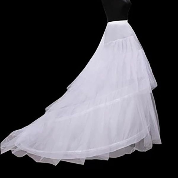 layers tulle 3 hoops petticoat for dresses with train size wedding dresses underskirt slip, White
layers tulle 3 hoops petticoat for dresses with train size wedding dresses underskirt slip, White