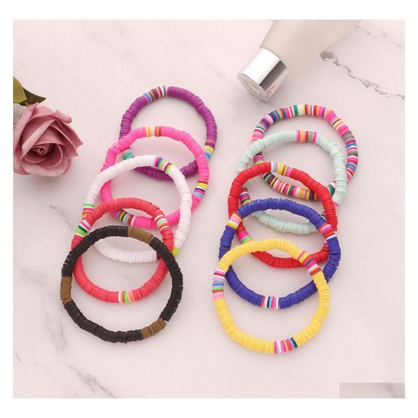jelly soft clay surfer african beads choker colorf bracelet elastic handmade boho lightweight for women girls 6mm summer beach drop dh6ys, Black
jelly soft clay surfer african beads choker colorf bracelet elastic handmade boho lightweight for women girls 6mm summer beach drop dh6ys, Black