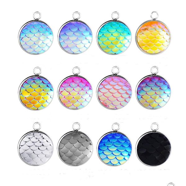 charms diy stainless steel 14mm mermaid pendant charms for necklace earrings fish beauty scale charm jewelry making supplies drop de dhrh4, Bronze;silver
charms diy stainless steel 14mm mermaid pendant charms for necklace earrings fish beauty scale charm jewelry making supplies drop de dhrh4, Bronze;silver