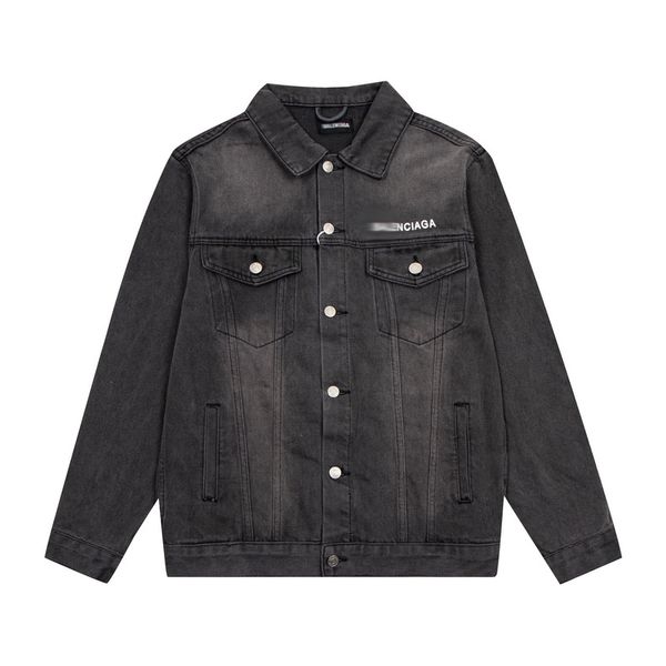 autumn/winter new men's faux leather tactical tooling letter embroidery leather coat original hardware mold enlarge details the upper b, Black