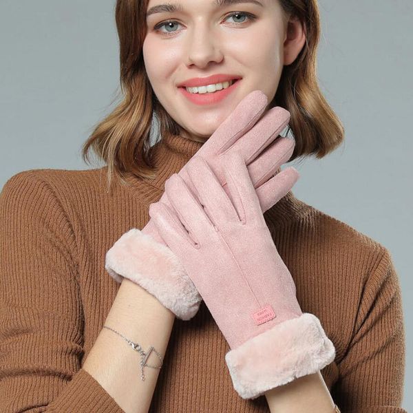 five fingers gloves women' warm leather gloves ladies fashion driving gloves winter touch screen mittens for women guantes drop 221123, Blue;gray
five fingers gloves women' warm leather gloves ladies fashion driving gloves winter touch screen mittens for women guantes drop 221123, Blue;gray