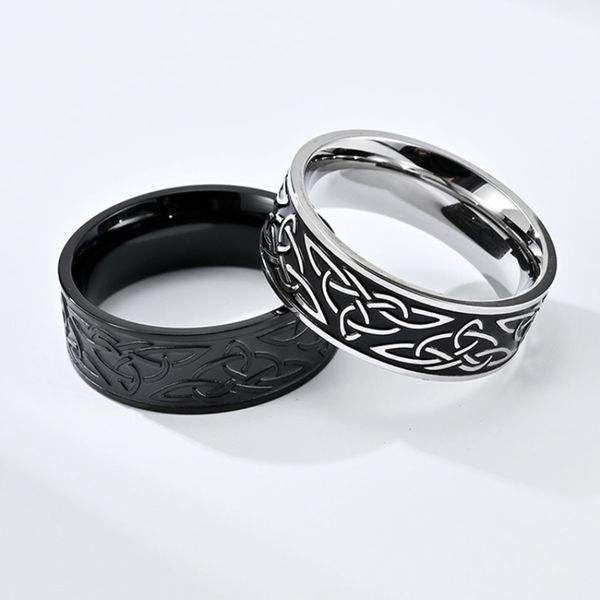 retro celtic stainless steel ring band triangular knot rings hip hop men fashion jewelry gift, Silver
retro celtic stainless steel ring band triangular knot rings hip hop men fashion jewelry gift, Silver