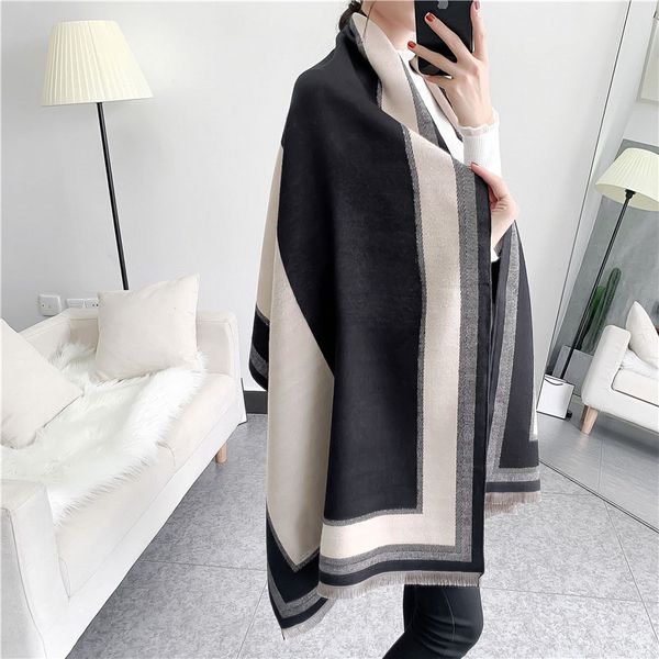 cashmere scarf for woman womens pashmina shawl fashion classic essentials knit wrap plaid woolen shawls keep warm grey tassels wraps neckerc, Blue;gray
cashmere scarf for woman womens pashmina shawl fashion classic essentials knit wrap plaid woolen shawls keep warm grey tassels wraps neckerc, Blue;gray