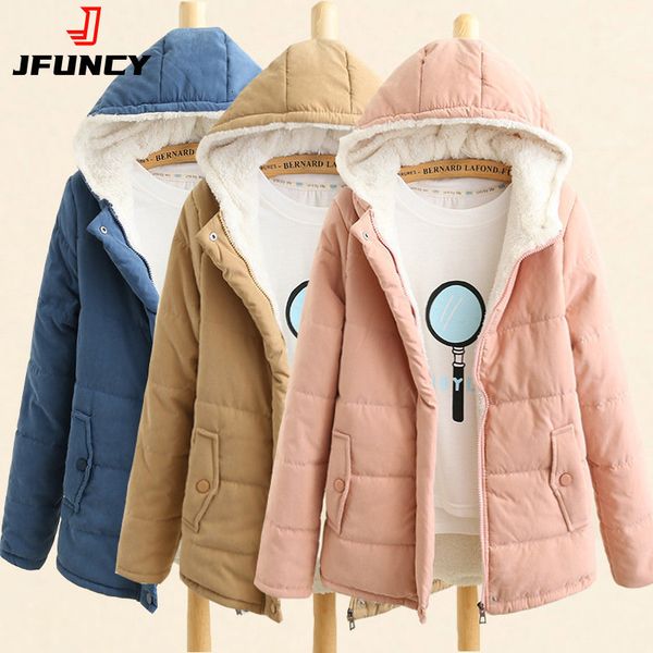 womens down parkas jfuncy women winter fashion jackets fleece hooded windproof warm velvet female cotton coat pink blue khaki 221124, Black
womens down parkas jfuncy women winter fashion jackets fleece hooded windproof warm velvet female cotton coat pink blue khaki 221124, Black