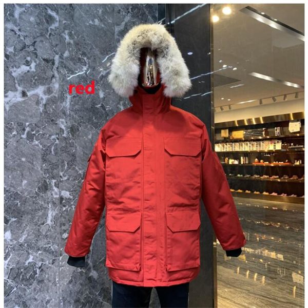 winter goose down coat mens fashion parka waterproof windser advanced fabric thick doudoune with real wolf fur keep warm jacket coats factor, Black
winter goose down coat mens fashion parka waterproof windser advanced fabric thick doudoune with real wolf fur keep warm jacket coats factor, Black
