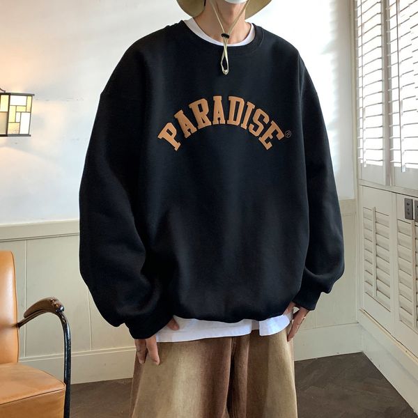 men's hoodies sweatshirts privathinker autumn foam printing american couple's jumper large high street fashion male pullovers 2211, Black
men's hoodies sweatshirts privathinker autumn foam printing american couple's jumper large high street fashion male pullovers 2211, Black
