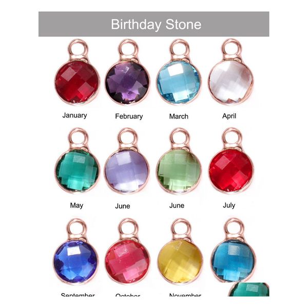 charms est arrival crystal charm pendant copper metal rose gold color 12 birthstone rhinestones round for necklace bracelet diy jewe dhah5, Bronze;silver
charms est arrival crystal charm pendant copper metal rose gold color 12 birthstone rhinestones round for necklace bracelet diy jewe dhah5, Bronze;silver