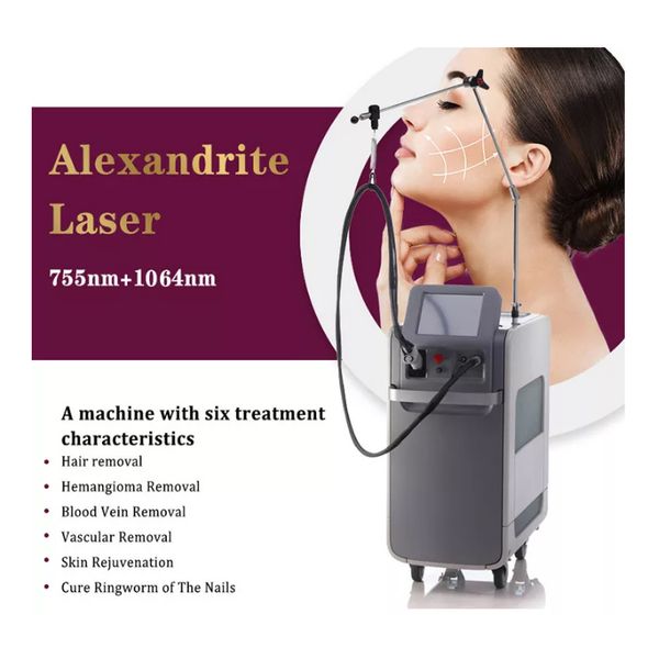755nm&1064nm nd yag alexandrite laser machine device painless hair removal 3500w high power 5 million s beauty salon equipment, Black
755nm&1064nm nd yag alexandrite laser machine device painless hair removal 3500w high power 5 million s beauty salon equipment, Black