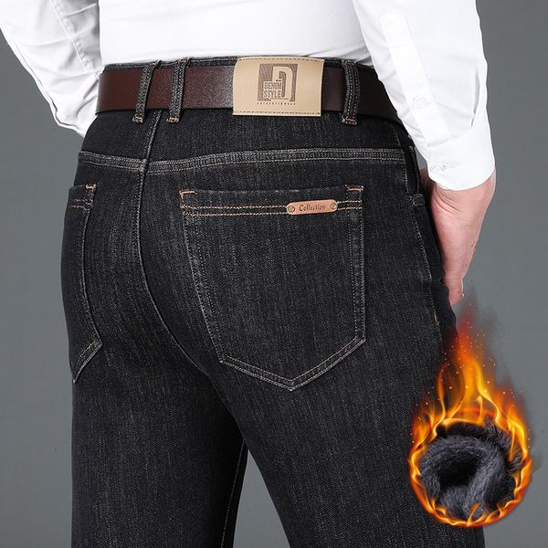 mens jeans winter business fashion warm classic style black thick fleece denim pants male brand regular fit trousers 221123, Blue
mens jeans winter business fashion warm classic style black thick fleece denim pants male brand regular fit trousers 221123, Blue