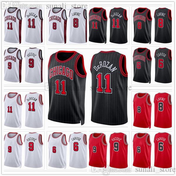 2022-23 city basketball zach 8 lavine jerseys nikola 9 vucevic demar 11 derozan alex 6 caruso lonzo 2 ball white red black stripe edition sh, Black;red
2022-23 city basketball zach 8 lavine jerseys nikola 9 vucevic demar 11 derozan alex 6 caruso lonzo 2 ball white red black stripe edition sh, Black;red