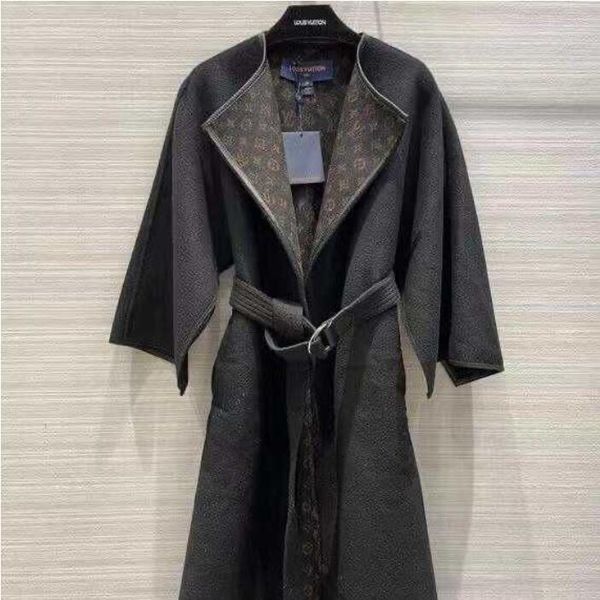 womens wool blends toteme long coat autumn and winter fashion women wools coat designer lady coats temperament new style to wear, Black
womens wool blends toteme long coat autumn and winter fashion women wools coat designer lady coats temperament new style to wear, Black