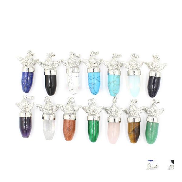 pendant necklaces natural stone pendant necklace sier alloy feminine charm small point cone jewelry birthday gift for women men girl dhs4d, Silver
pendant necklaces natural stone pendant necklace sier alloy feminine charm small point cone jewelry birthday gift for women men girl dhs4d, Silver