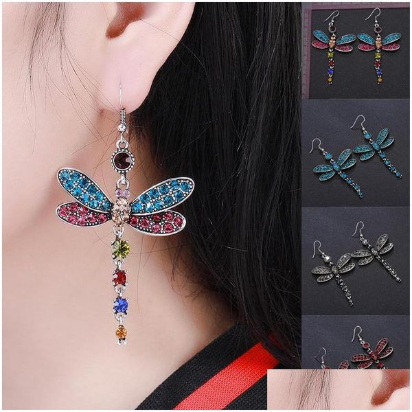 dangle chandelier vintage dragonfly tassel earring mti color crystal dangle earrings boho rhinestone for women lady design jewelry dh4u3, Silver
dangle chandelier vintage dragonfly tassel earring mti color crystal dangle earrings boho rhinestone for women lady design jewelry dh4u3, Silver