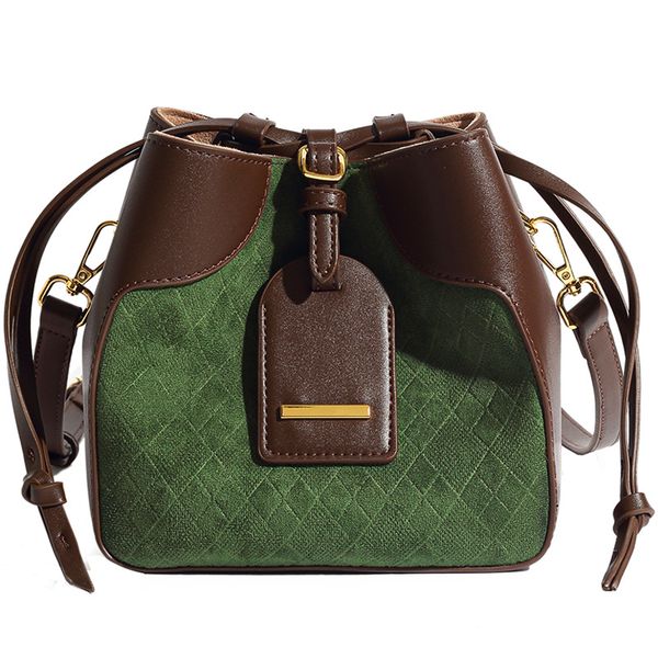 chestnut bag high grade vintage green mosaic bucket bag women's one shoulder messenger bags
chestnut bag high grade vintage green mosaic bucket bag women's one shoulder messenger bags
