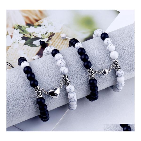 beaded 2022 fashion 2pcs/set natural stone beads yoga strand bracelet for lovers distance magnet couple bracelets healing friendship dhfnr, Black
beaded 2022 fashion 2pcs/set natural stone beads yoga strand bracelet for lovers distance magnet couple bracelets healing friendship dhfnr, Black