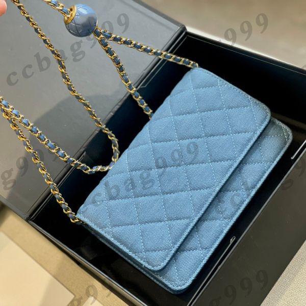 classic denim crushed ball purses designer bags blue cowboy metal hardware quilted matelasse chain crossbody card holder women mini multi po
classic denim crushed ball purses designer bags blue cowboy metal hardware quilted matelasse chain crossbody card holder women mini multi po
