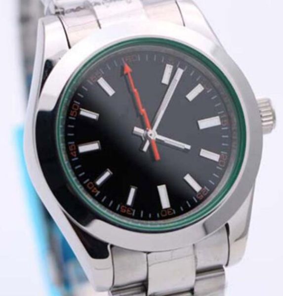 men's automatic mechanical watch 39mm gd2813 luxury designer 316l stainless steel 116400 black dial expedition gratuite eclairage wrist, Slivery;brown
men's automatic mechanical watch 39mm gd2813 luxury designer 316l stainless steel 116400 black dial expedition gratuite eclairage wrist, Slivery;brown