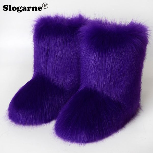 boots winter snow outdoor luxury furry faux fur woman plush warm platform shoes fashion bottes big size 44 221123, Black
boots winter snow outdoor luxury furry faux fur woman plush warm platform shoes fashion bottes big size 44 221123, Black