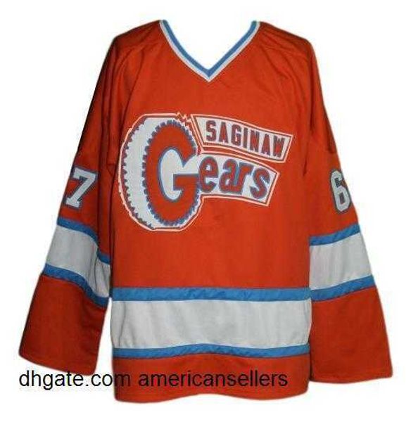 college hockey wears saginaw gears custom hockey jersey 1973 orange add any number name, Black
college hockey wears saginaw gears custom hockey jersey 1973 orange add any number name, Black