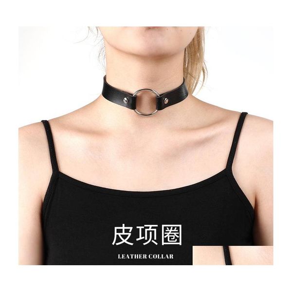 chokers black gothic chokers punk leather choker rock collar women goth necklace fashion jewelry drop delivery necklaces pendants dhssy, Golden;silver
chokers black gothic chokers punk leather choker rock collar women goth necklace fashion jewelry drop delivery necklaces pendants dhssy, Golden;silver