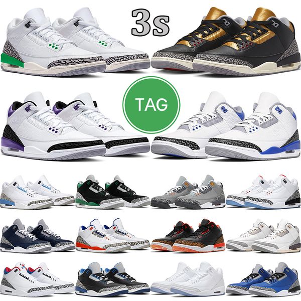 men women 3s basketball shoes lucky green unc jumpman 3 racer blue black cement rust pink throw line fire red unc mens trainer sports
men women 3s basketball shoes lucky green unc jumpman 3 racer blue black cement rust pink throw line fire red unc mens trainer sports