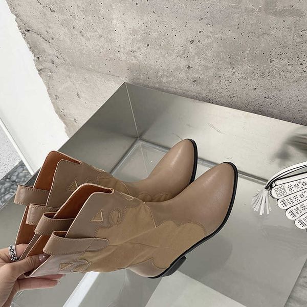 fashion boots 2022 fashion pointed korean style stitched short boots simple and versatile sleeve thick heel tube women's 220923, Black
fashion boots 2022 fashion pointed korean style stitched short boots simple and versatile sleeve thick heel tube women's 220923, Black