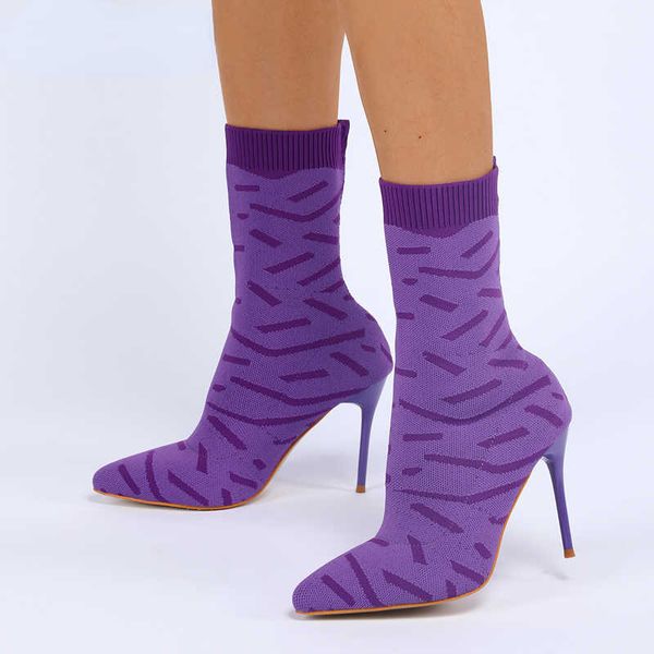 boots spring autumn knitting stretch fabric women ankle boots pointed toe thin heels fashion female socks shoes 221123, Black
boots spring autumn knitting stretch fabric women ankle boots pointed toe thin heels fashion female socks shoes 221123, Black
