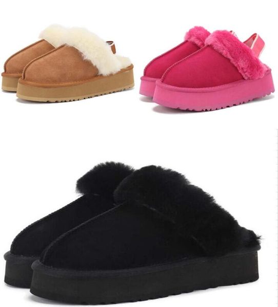 fluff yeah slide australia sheepskin suede funkette slippers sherpa disquette women's platform shearling fur lined slide sandal slip on, Black
fluff yeah slide australia sheepskin suede funkette slippers sherpa disquette women's platform shearling fur lined slide sandal slip on, Black
