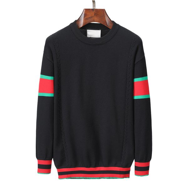 designer brand men's sweaters 100% cotton long sleeve pullovers for mens womens classic striped plain sweatshirts autumn winter warm co, Black
designer brand men's sweaters 100% cotton long sleeve pullovers for mens womens classic striped plain sweatshirts autumn winter warm co, Black