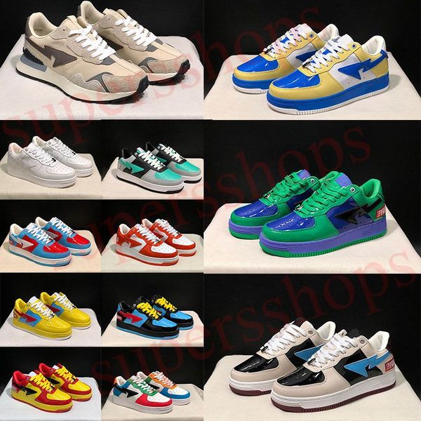 bapestas lows running shoes 2022 new mens womens designer fashion camo combo grey brown black white blue red yellow pink suede patent orange
bapestas lows running shoes 2022 new mens womens designer fashion camo combo grey brown black white blue red yellow pink suede patent orange