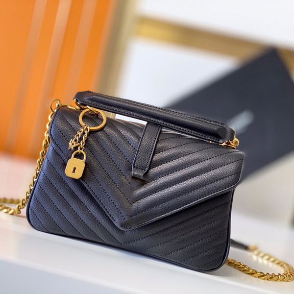 7A Designer messenger bag handbags HOT square fat chain bags real leather women large-capacity shoulder bags 24cm 7A quality quilted CrossBody, With box
7A Designer messenger bag handbags HOT square fat chain bags real leather women large-capacity shoulder bags 24cm 7A quality quilted CrossBody, With box