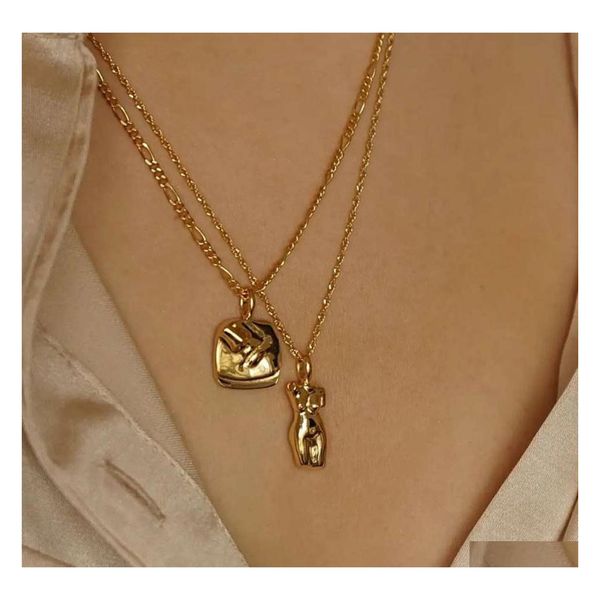 pendant necklaces 2021 tarnish antiallergic stainless steel pendant necklaces 18k gold plated abstract human face body charm jewelry dhan1, Silver
pendant necklaces 2021 tarnish antiallergic stainless steel pendant necklaces 18k gold plated abstract human face body charm jewelry dhan1, Silver